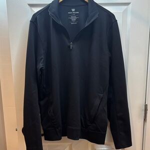 Mack Weldon Men's Black Quarter Zip Sweater
